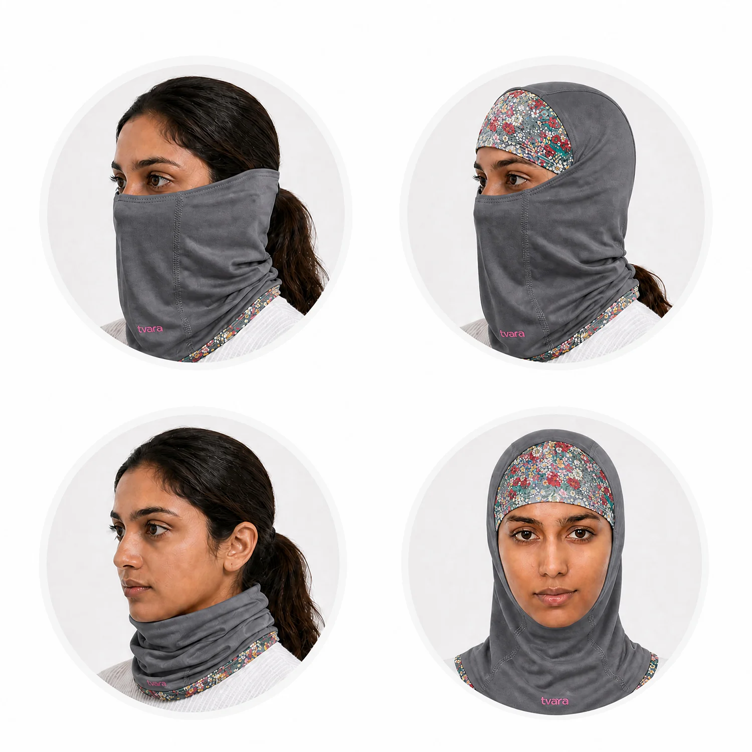 Scavva - Balaclava for Women - Grey - Image 3