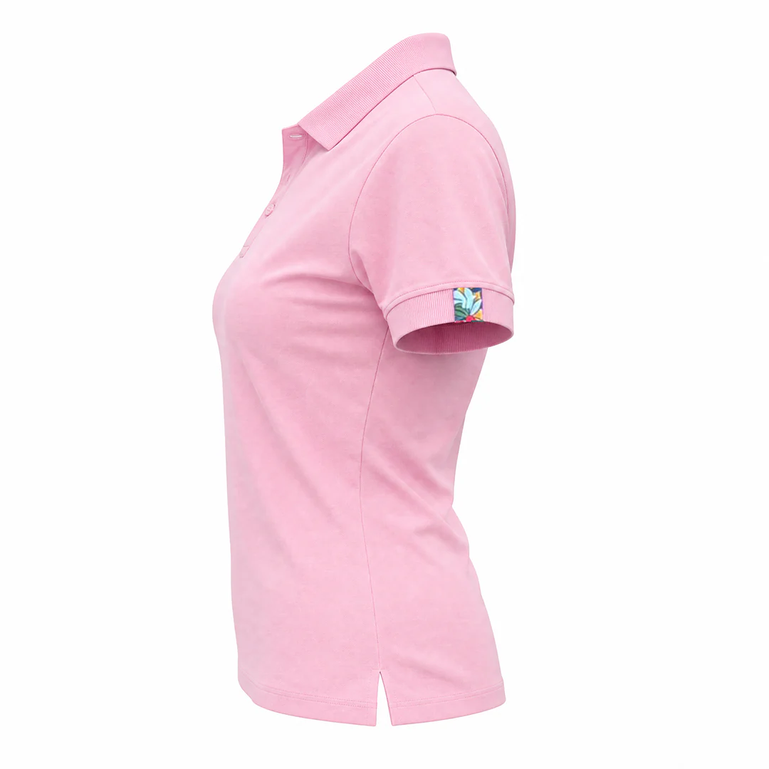Tvarra Polo Tshirt – Light Pink (Women Fit) - Image 5